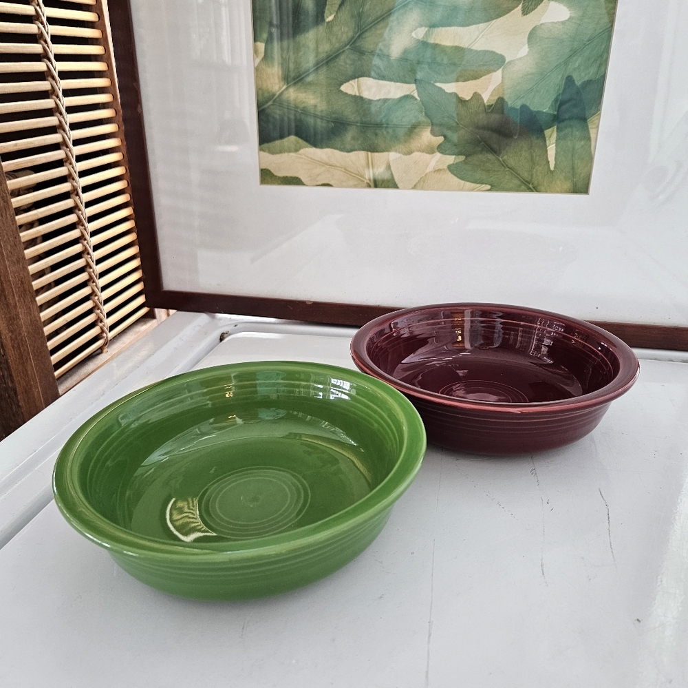 Fiesta cereal bowls x 2